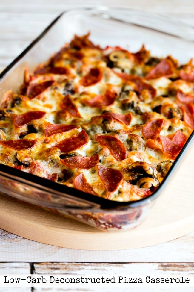 LOW-CARB DECONSTRUCTED PIZZA Keto Casserole Recipes